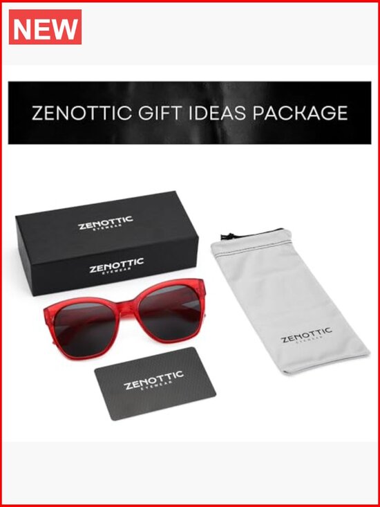 Oversize Cat Eye Polarized Sunglasses UV400 Protection Retro Shades